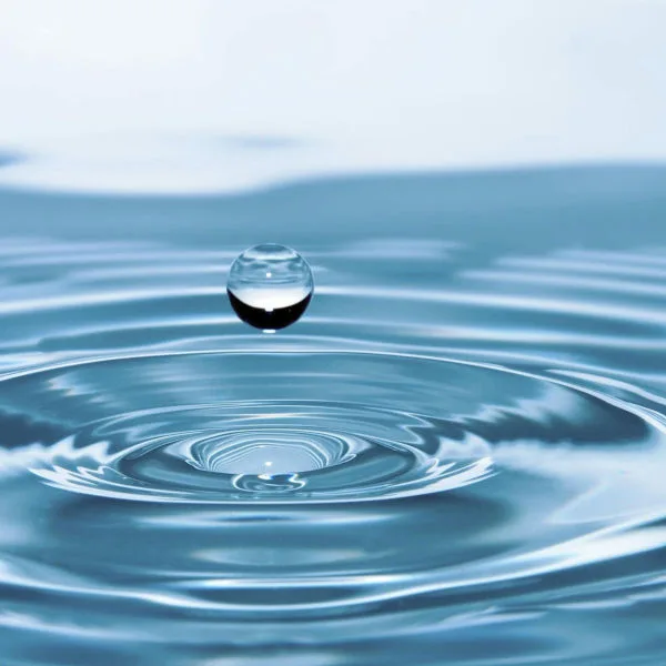 Water droplet symbolizing bladder control and incontinence treatment